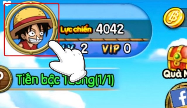 bước 1: nhấn vào avatar