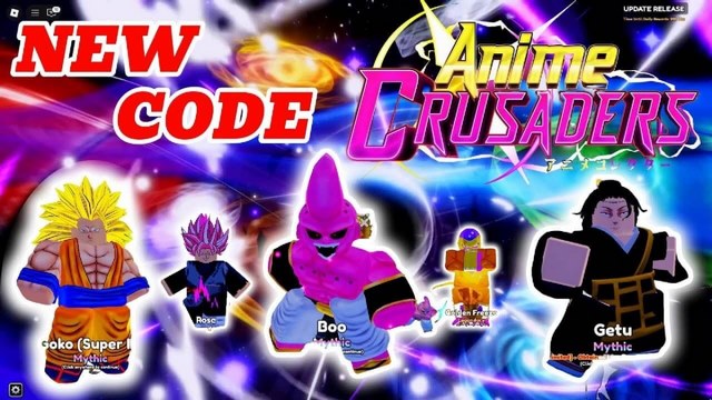 code anime crusaders roblox