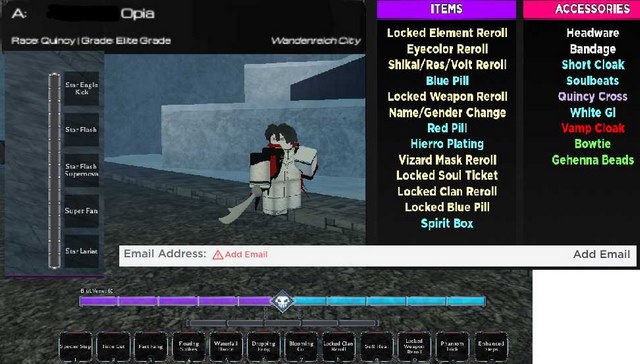 hệ thống kỹ năng, vũ khí và phát triển sức mạnh